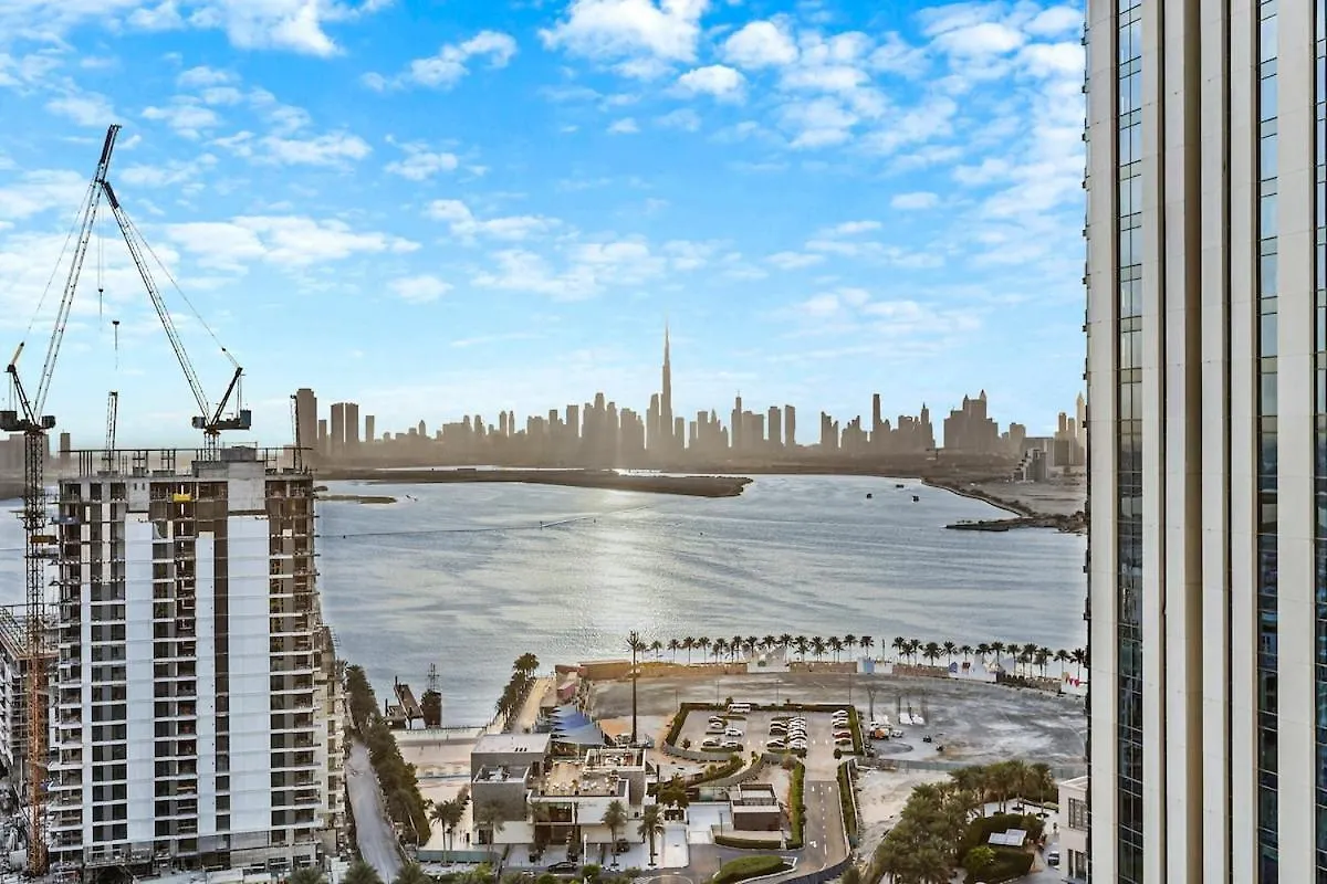 דובאי First Class 2Br Creek Harbour & Burj Views