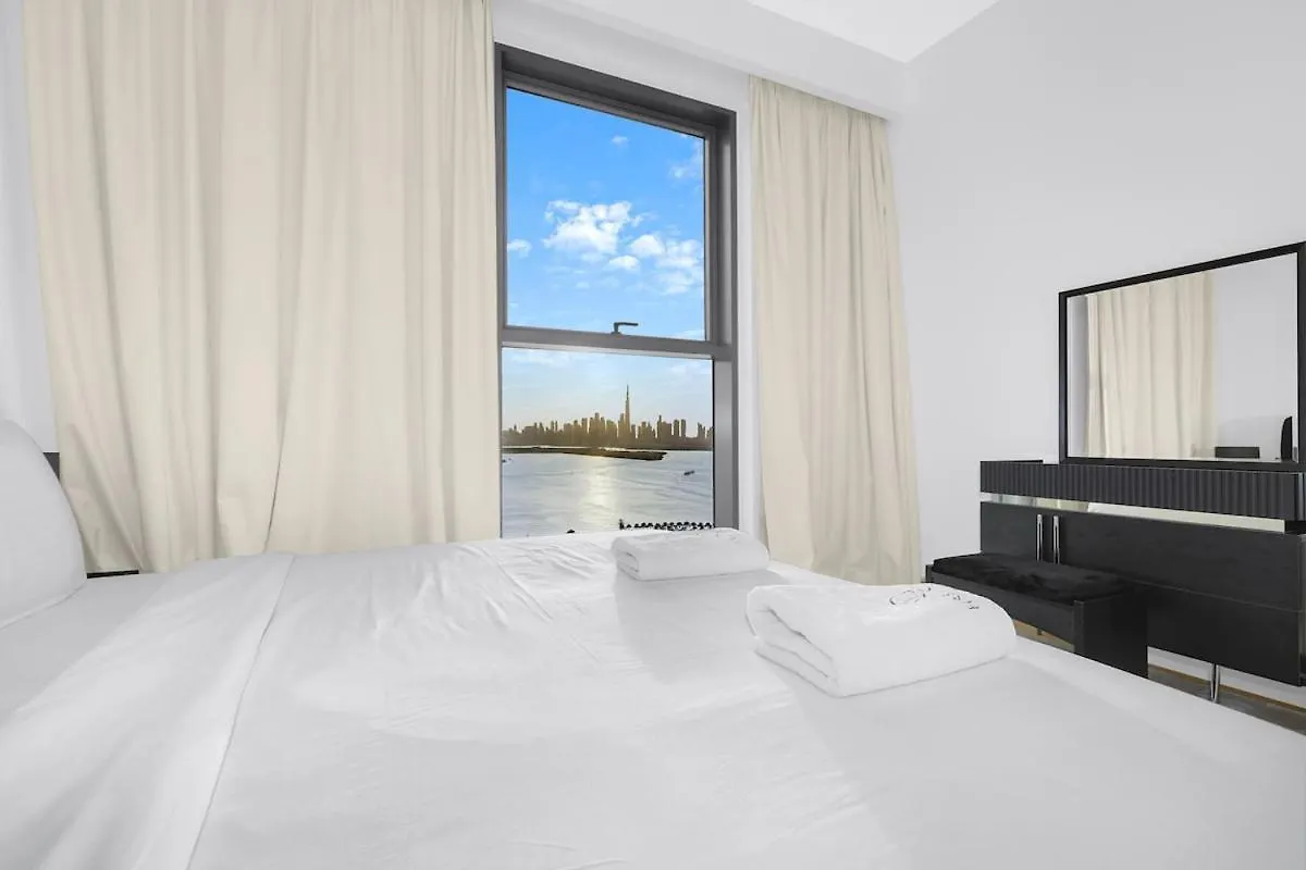 דירה דובאי First Class 2Br Creek Harbour & Burj Views איחוד האמירויות הערביות