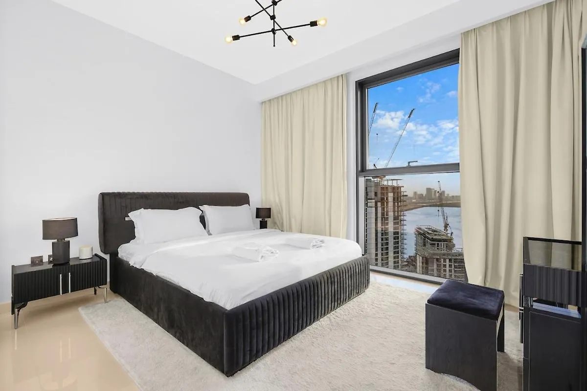 Apartment First Class 2Br Creek Harbour & Burj Views Dubai